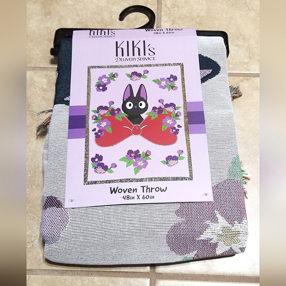 Kiki's Delivery Service Jiji 48 x 60 Inch Tapestry Throw
